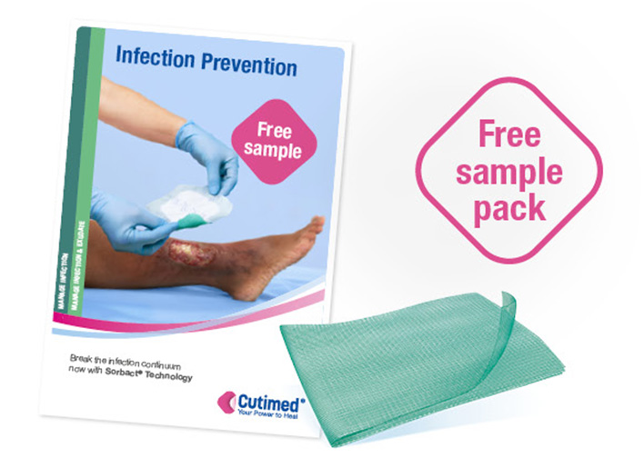 Cutimed Sorbact sample pack - brochures, clinical evidence and product samples Cutimed Sorbact sample pack - brochures, clinical evidence and product samples